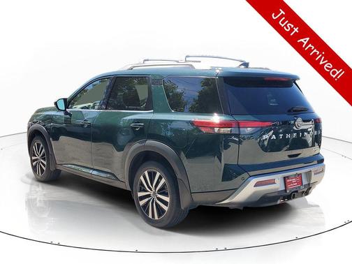 Obsidian Green 2023 Nissan Pathfinder Platinum