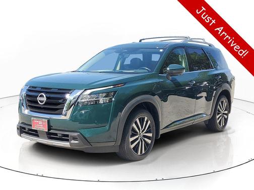 Obsidian Green 2023 Nissan Pathfinder Platinum