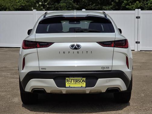 Majestic White 2023 INFINITI QX55 ESSENTIAL