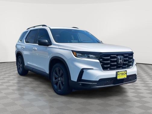 Platinum White Pearl 2024 Honda Pilot Sport