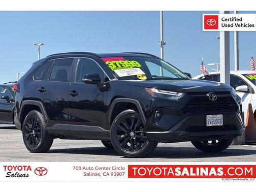 Midnight Black Metallic 2023 Toyota RAV4 XLE Premium