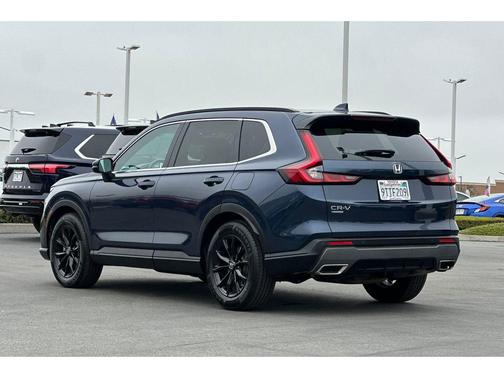 Blue 2025 Honda CR-V Hybrid Sport FWD