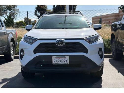 Super White 2020 Toyota RAV4 XLE Premium