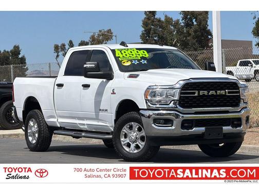 Bright White Clearcoat 2024 RAM 2500 Big Horn Crew Cab 4x4 6'4' Box