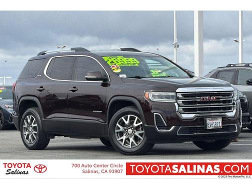 Red Mahogany Metallic 2021 GMC Acadia FWD SLE