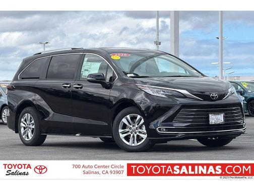 Midnight Black Metallic 2026 Toyota Sienna Limited