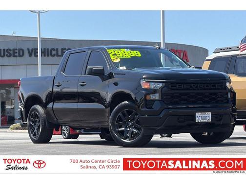 Black 2023 Chevrolet Silverado 1500 Custom