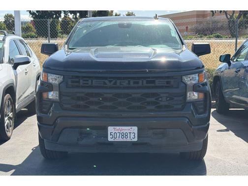Black 2023 Chevrolet Silverado 1500 Custom