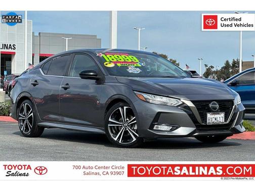 Gun Metallic 2021 Nissan Sentra SR