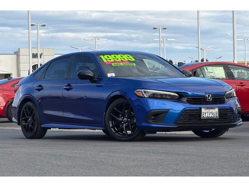Aegean Blue Metallic 2022 Honda Civic Sport