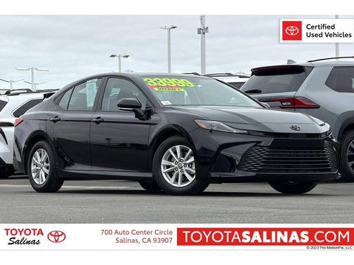 Midnight Black Metallic 2026 Toyota Camry LE