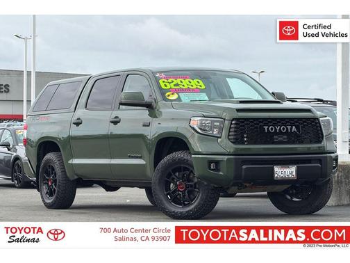 Army Green 2020 Toyota Tundra TRD Pro