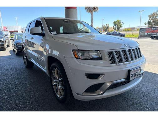 Bright White Clearcoat 2015 Jeep Grand Cherokee Summit