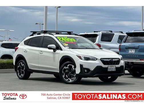 Crystal White Pearl 2021 Subaru Crosstrek Limited
