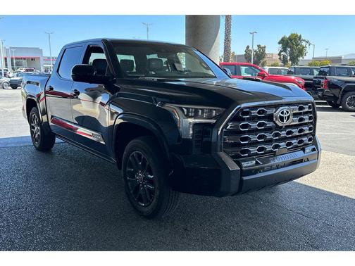 Midnight Black Metallic 2023 Toyota Tundra Hybrid Platinum