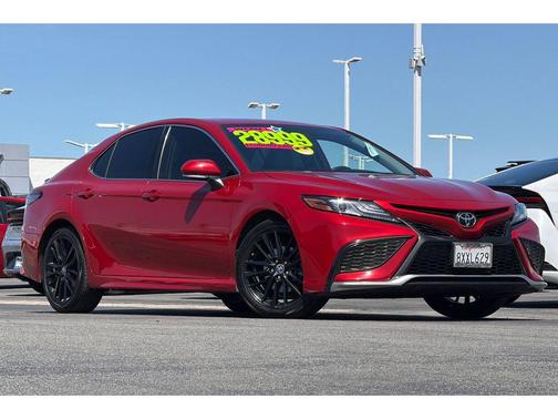 Supersonic Red 2021 Toyota Camry XSE