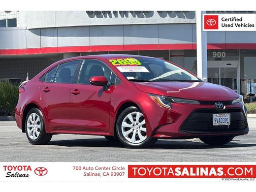 Ruby Flare Pearl 2025 Toyota Corolla LE