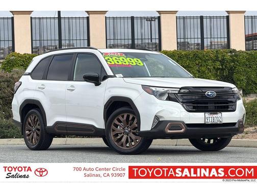 Crystal White Pearl 2025 Subaru Forester Sport