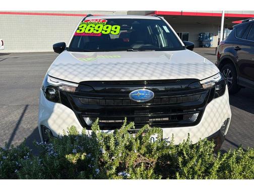 Crystal White Pearl 2025 Subaru Forester Sport
