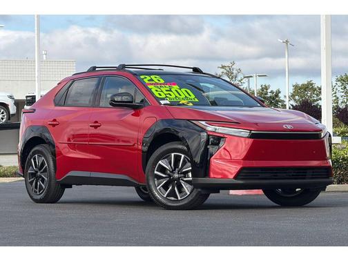 Supersonic Red 2026 Toyota bZ XLE Plus
