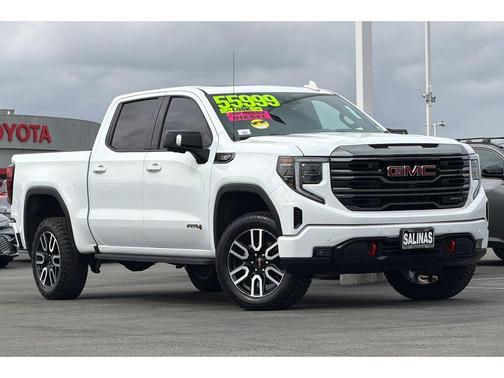Summit White 2023 GMC Sierra 1500 AT4