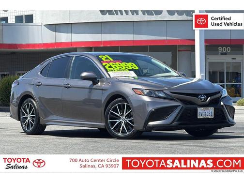 Predawn Gray Mica 2021 Toyota Camry SE