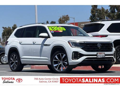 White 2024 Volkswagen Atlas 2.0T SEL Premium R-Line 4MOTION