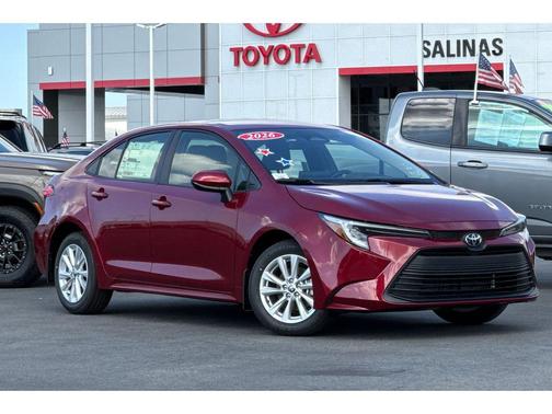 Ruby Flare Pearl 2026 Toyota Corolla Hybrid LE