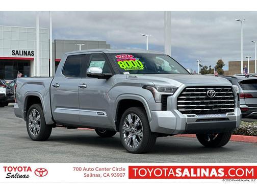 Celestial Silver Metallic 2025 Toyota Tundra Hybrid Capstone