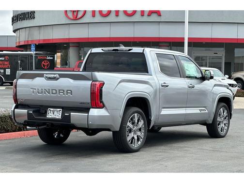 Celestial Silver Metallic 2025 Toyota Tundra Hybrid Capstone