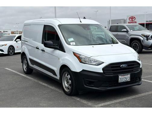 Frozen White 2021 Ford Transit Connect XL Cargo Van