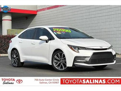 Super White 2021 Toyota Corolla SE
