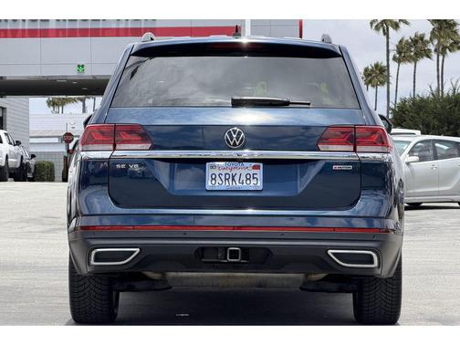 Tourmaline Blue Metallic 2021 Volkswagen Atlas 3.6L SE w/Technology