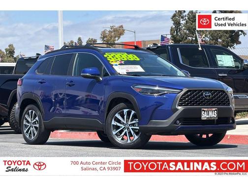 Blue Crush Metallic 2024 Toyota Corolla Cross XLE