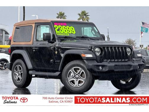 2020 Jeep Wrangler Black and Tan 4x4