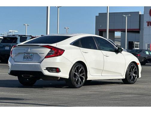 Platinum White Pearl 2021 Honda Civic Sport