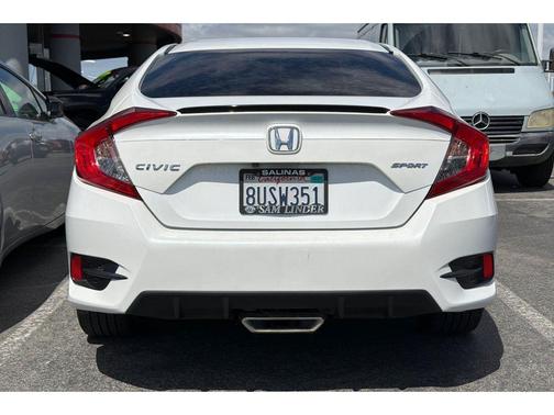 Platinum White Pearl 2021 Honda Civic Sport
