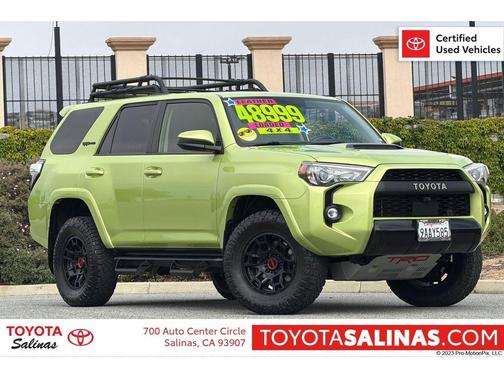 Lime Rush 2022 Toyota 4Runner TRD Pro