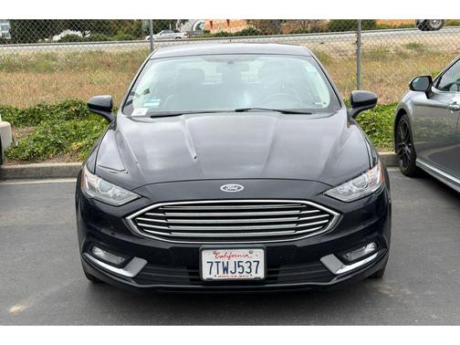 Shadow Black 2017 Ford Fusion Hybrid SE