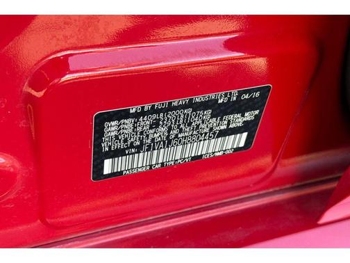 2017 Subaru WRX Limited