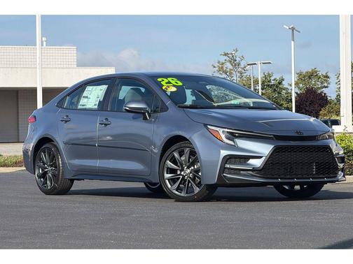 Celestite/Midnight Black Metallic 2026 Toyota Corolla SE