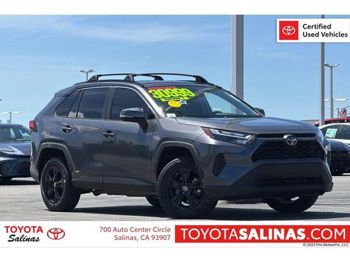 Magnetic Gray Metallic 2023 Toyota RAV4 Hybrid LE
