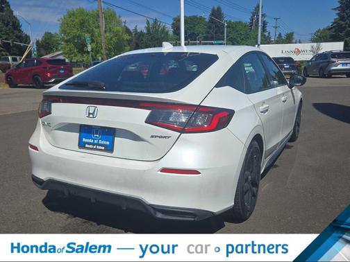 Platinum White Pearl 2023 Honda Civic Sport