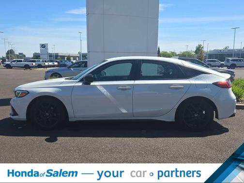 Platinum White Pearl 2023 Honda Civic Sport