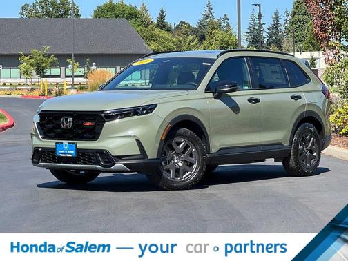 Ash Green Metallic 2026 Honda CR-V Hybrid TrailSport AWD