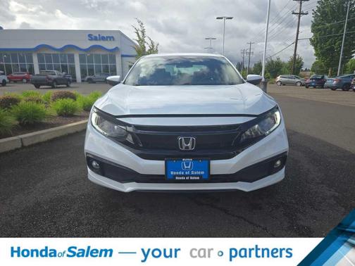 Platinum White Pearl 2021 Honda Civic Sport