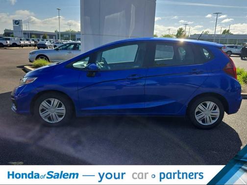 Aegean Blue Metallic 2019 Honda Fit LX