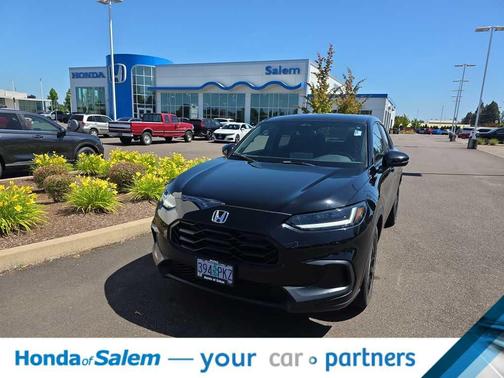 Crystal Black Pearl 2024 Honda HR-V AWD Sport