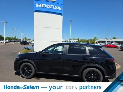 Crystal Black Pearl 2024 Honda HR-V AWD Sport