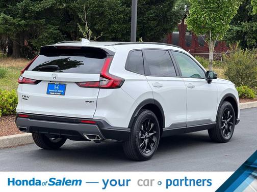 Platinum White Pearl 2026 Honda CR-V Hybrid Sport-L AWD